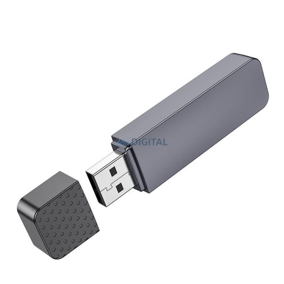 HOCO HB45 kártyaolvasó USB A 3.0 - szürke