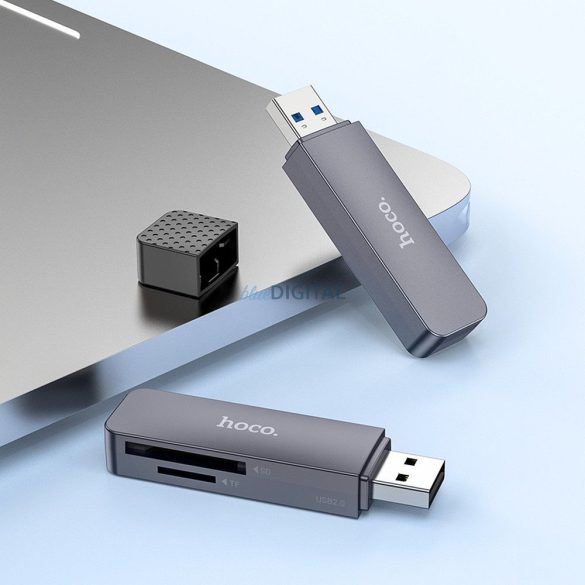HOCO HB45 kártyaolvasó USB A 3.0 - szürke