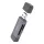 HOCO kártyaolvasó 2in1 USB A + C 3.0 tok - szürke