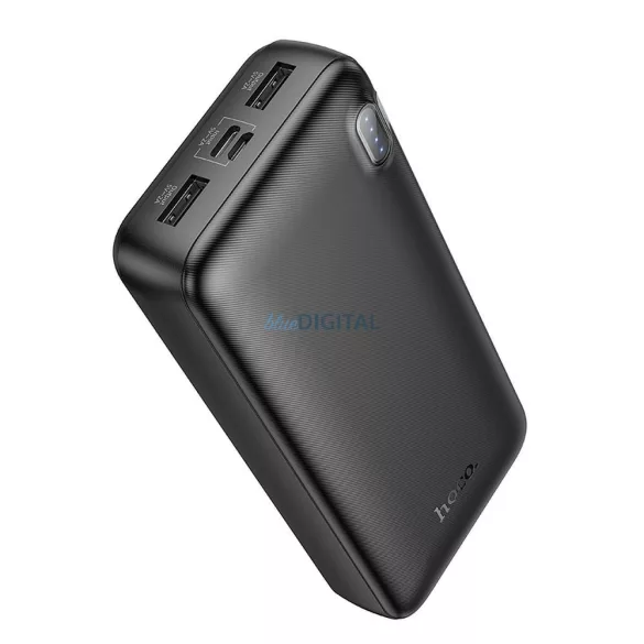 Hoco J128A powerbank 20000mAh 2A fekete - fekete