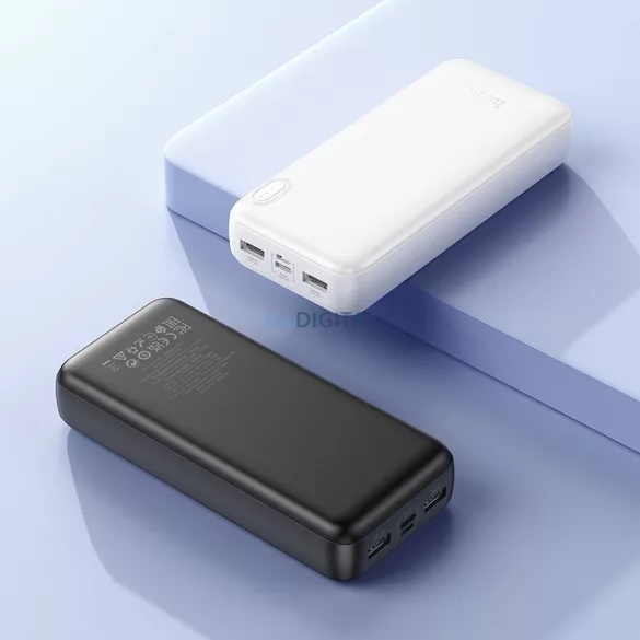 Hoco J128A powerbank 20000mAh 2A fekete - fekete
