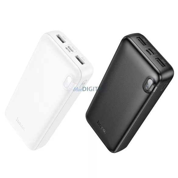 Hoco J128A powerbank 20000mAh 2A fekete - fekete