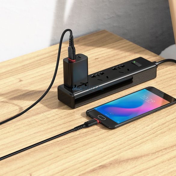 Hoco X59 USB-A - micro USB kábel 2.4A 300cm - fekete