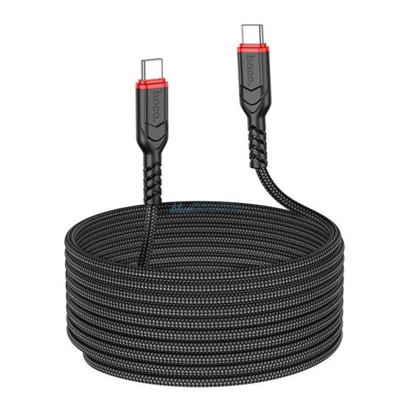 Hoco X59 Type-C - Type-C kábel 60W 3A 300cm - fekete