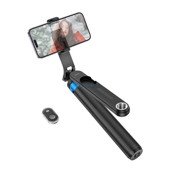 HOCO selfie stick bluetooth remonte vezérléssel K22 fekete