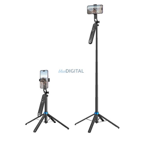 HOCO selfie stick bluetooth remonte vezérléssel K22 fekete