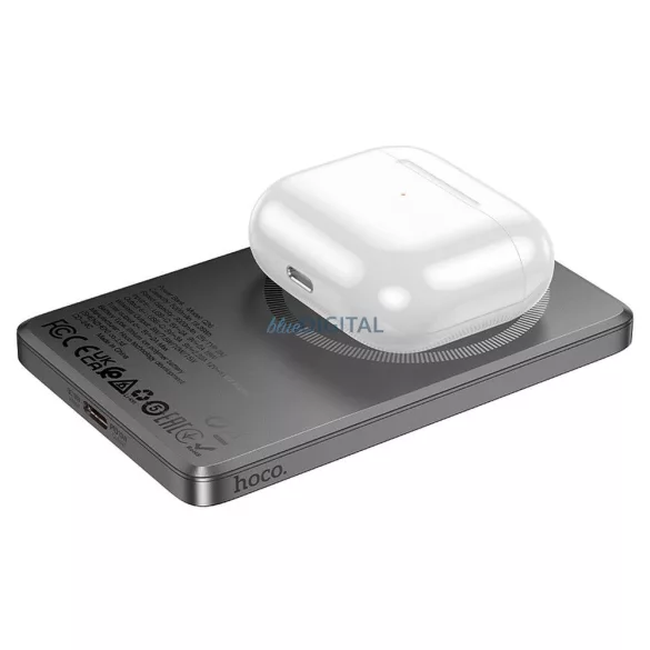 Hoco Q26 MagSafe-kompatibilis powerbank 5000mAh 2A 20W PD QC szürke - szürke