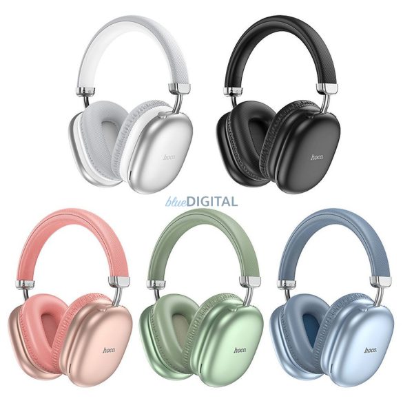 Hoco W35 Bluetooth vezeték nélküli fejhallgató - zöld