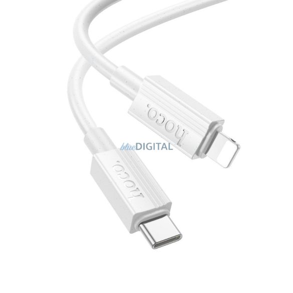 Hoco X107 Type-C - Lightning kábel PD 27W 1m - fehér