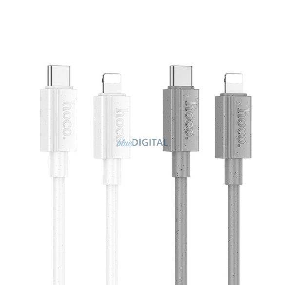 Hoco X107 Type-C - Lightning kábel PD 27W 1m - fehér
