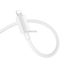 Hoco X107 USB-A - Lightning kábel 2.4A 1m - fehér