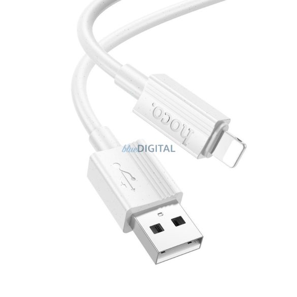 Hoco X107 USB-A - Lightning kábel 2.4A 1m - fehér