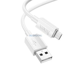 Hoco X107 USB-A - micro USB kábel 2.4A 1m - fehér