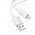 Hoco X107 USB-A - micro USB kábel 2.4A 1m - fehér Hoco X107 USB-A - micro USB kábel 2.4A 1m - fehér