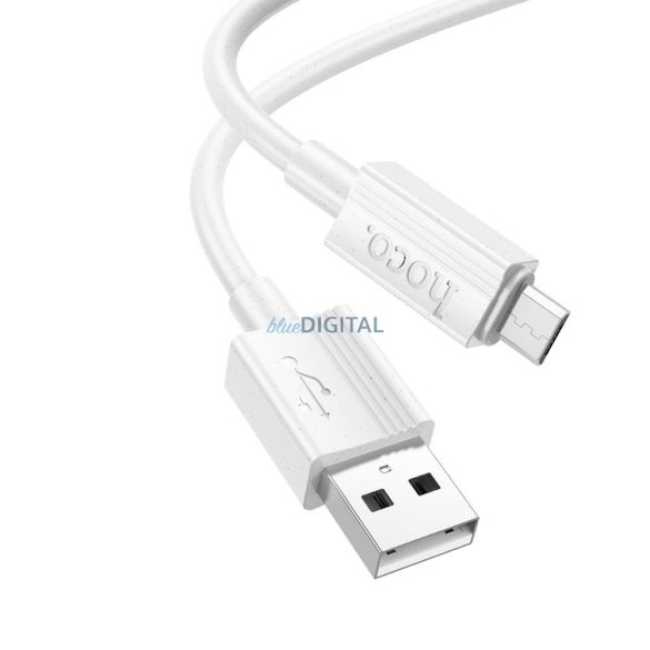 Hoco X107 USB-A - micro USB kábel 2.4A 1m - fehér