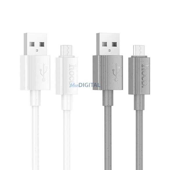 Hoco X107 USB-A - micro USB kábel 2.4A 1m - szürke