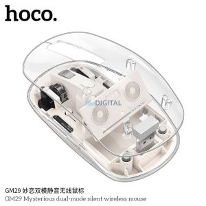 Hoco GM29 vezeték nélküli egér 2,4G 1600 dpi - fehér
