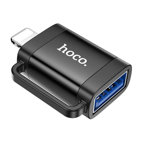 Hoco UA31A adapter Lightning - USB-A OTG - fekete