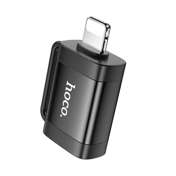 Hoco UA31A adapter Lightning - USB-A OTG - fekete