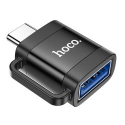 Hoco UA31C adapter Type-C - USB-A 3A OTG - fekete