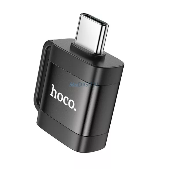 Hoco UA31C adapter Type-C - USB-A 3A OTG - fekete