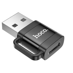 Hoco UA31D adapter USB-A - Type-C 3A OTG - fekete