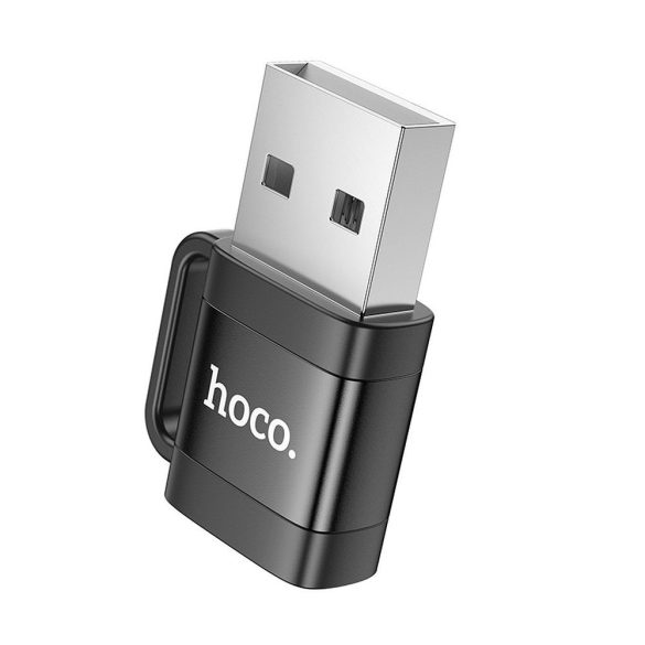 Hoco UA31D adapter USB-A - Type-C 3A OTG - fekete