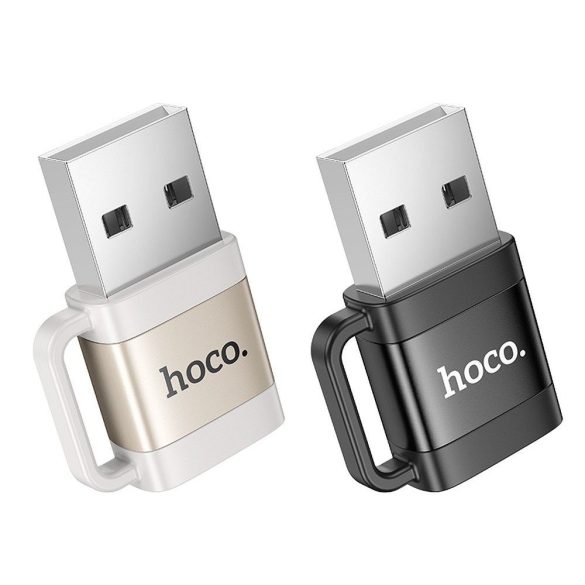 Hoco UA31D adapter USB-A - Type-C 3A OTG - fekete