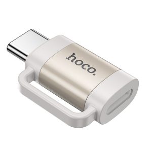 Hoco UA31E adapter Type-C - Lightning 3A OTG - szürke