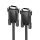 HOCO US12 HDMI - VGA kábel HD 1080p 2m - fekete HOCO US12 HDMI - VGA kábel HD 1080p 2m - fekete