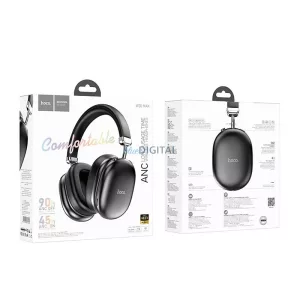 HOCO vezeték nélküli fejhallgató bluetooth ANC W35 Max fekete