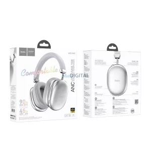 HOCO vezeték nélküli fejhallgató bluetooth ANC W35 Max fehér