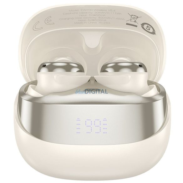 Hoco EW200 TWS Bluetooth vezeték nélküli fülhallgató - törtfehér