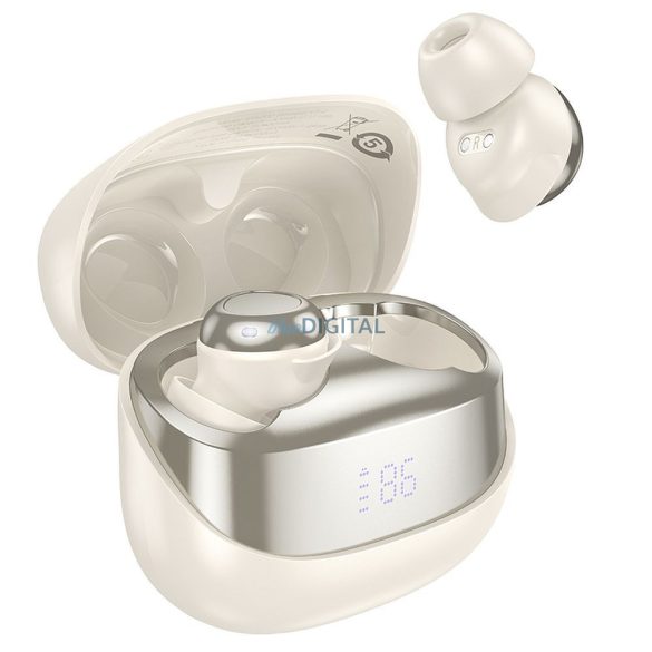 Hoco EW200 TWS Bluetooth vezeték nélküli fülhallgató - törtfehér