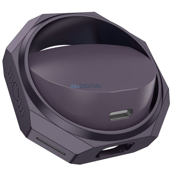 Hoco EW70 TWS bluetooth vezeték nélküli fülhallgató - fekete-lila
