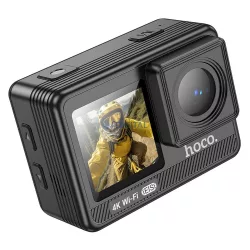   Sports camera Hoco és two screens 1,3" + 2" anti-shake IPS 4K/30fps DV102 fekete