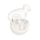 Hoco EW202 TWS Bluetooth vezeték nélküli fülhallgató - fehér Hoco EW202 TWS Bluetooth vezeték nélküli fülhallgató - fehér