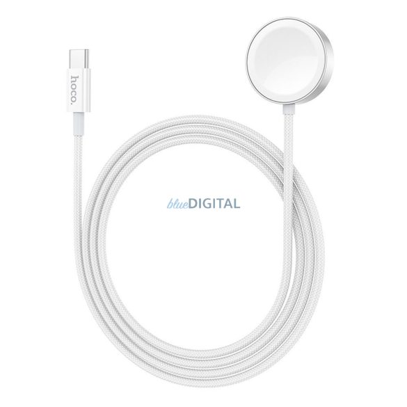 HOCO vezeték nélküli töltő Type C kompatibilis APPLE Watch és SAMSUNG Watch CW59 fehér