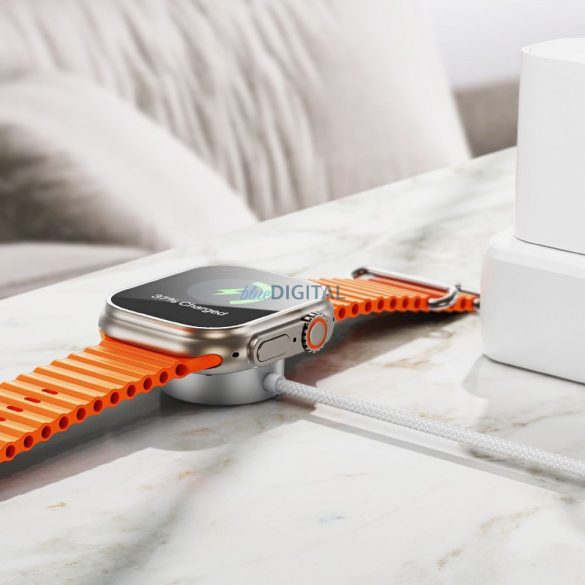 HOCO vezeték nélküli töltő Type C kompatibilis APPLE Watch és SAMSUNG Watch CW59 fehér