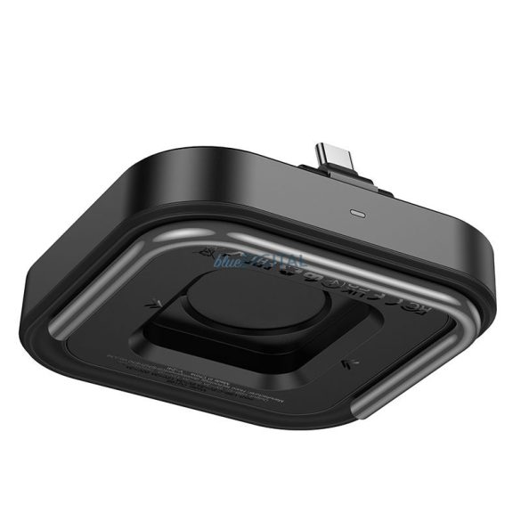 HOCO asztali töltő 2in1 C típusú + vezeték nélküli töltés 5W PD QC 3A 30W CQ16B fekete