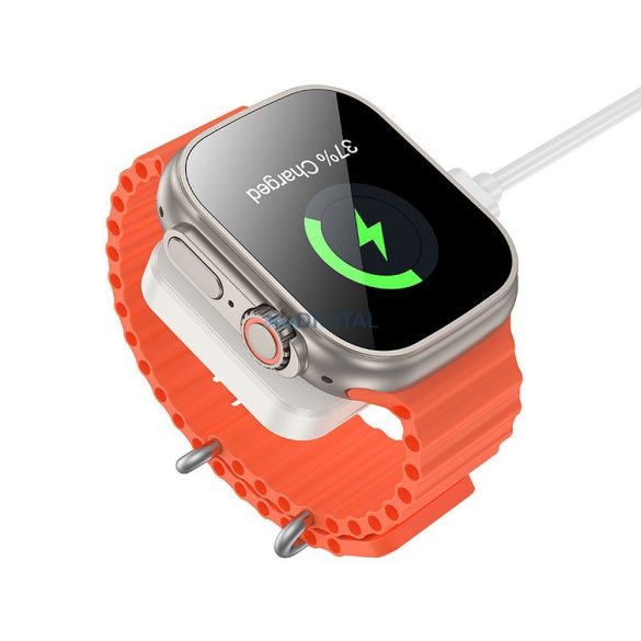 HOCO vezeték nélküli töltő kompatibilis APPLE iWatch 2,5W CQ16C tejfehérrel