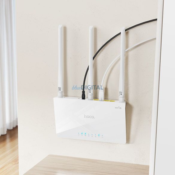 HOCO vezeték nélküli router WiFi4 HI30 fehér