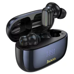   Hoco EQ20 TWS Bluetooth vezeték nélküli fülhallgató ANC, ENC - fekete