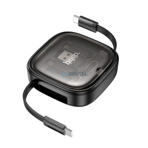 Hoco U140 Type-C - Lightning/micro USB/Type-C kábel 60W 3A PD 0.95m - fekete