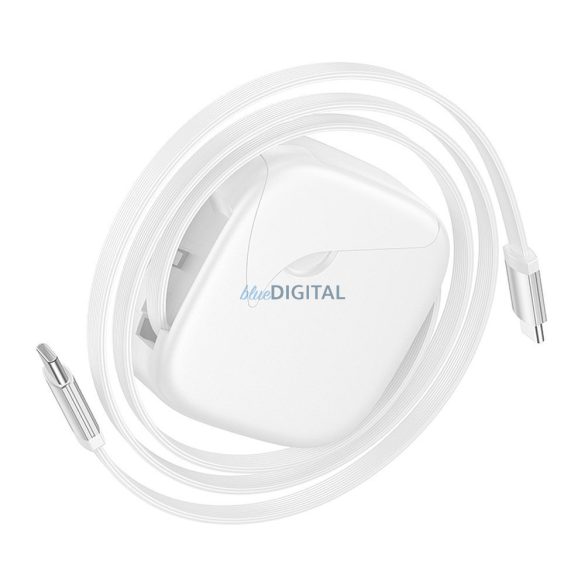 Hoco U140 Type-C - Lightning/micro USB/Type-C kábel 60W 3A PD 0.95m - fehér