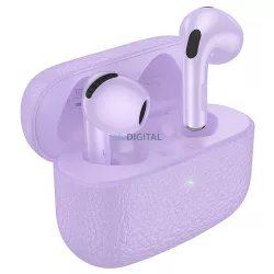   HOCO vezeték nélküli fülhallgató bluetooth TWS EQ15 lila