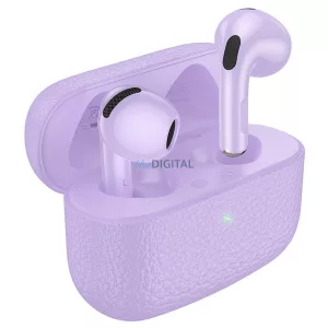 HOCO vezeték nélküli fülhallgató bluetooth TWS EQ15 lila