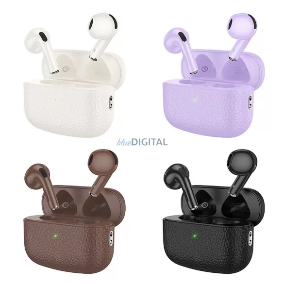 HOCO vezeték nélküli fülhallgató bluetooth TWS EQ15 lila