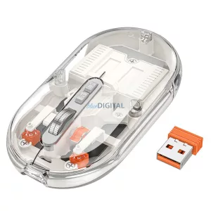 HOCO számítógépes vezeték nélküli egér dual-mode SILENT 2,4G 1600 dpi GM35 fehér