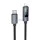 HOCO C típusú kábel Lightninghoz PD 27W X112 kijelzővel 1 m fekete HOCO C típusú kábel Lightninghoz PD 27W X112 1 m fekete